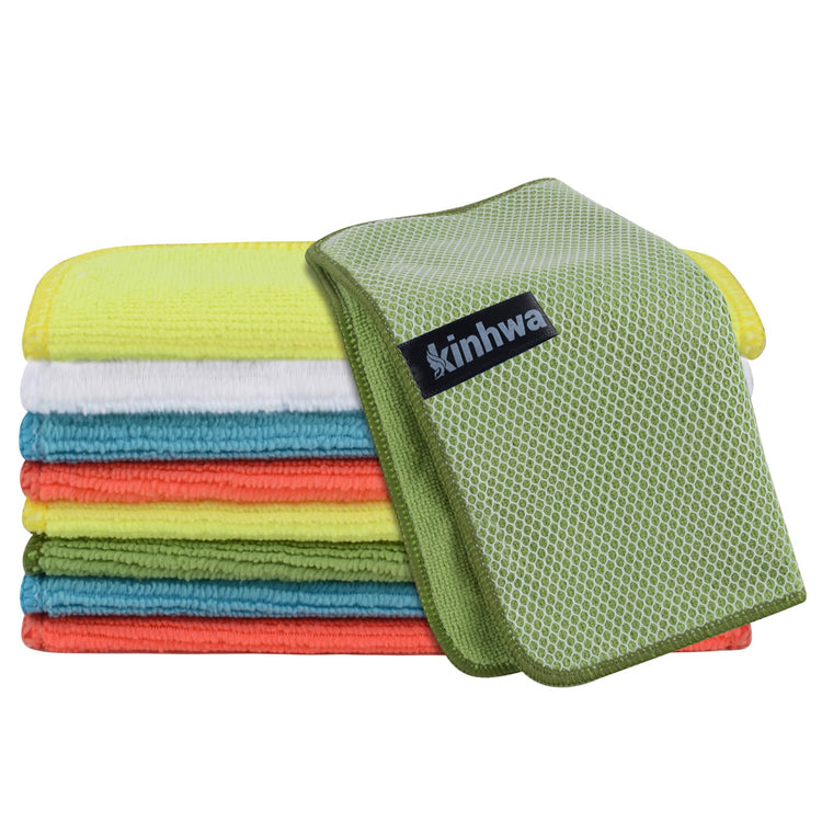 Dish Cloths for Washing Dishes with Scrub Side (9 Count)