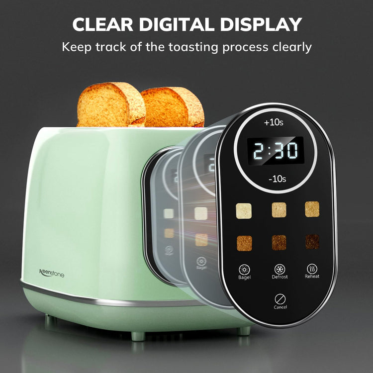 Smart Touch Screen Toaster 2 Slice