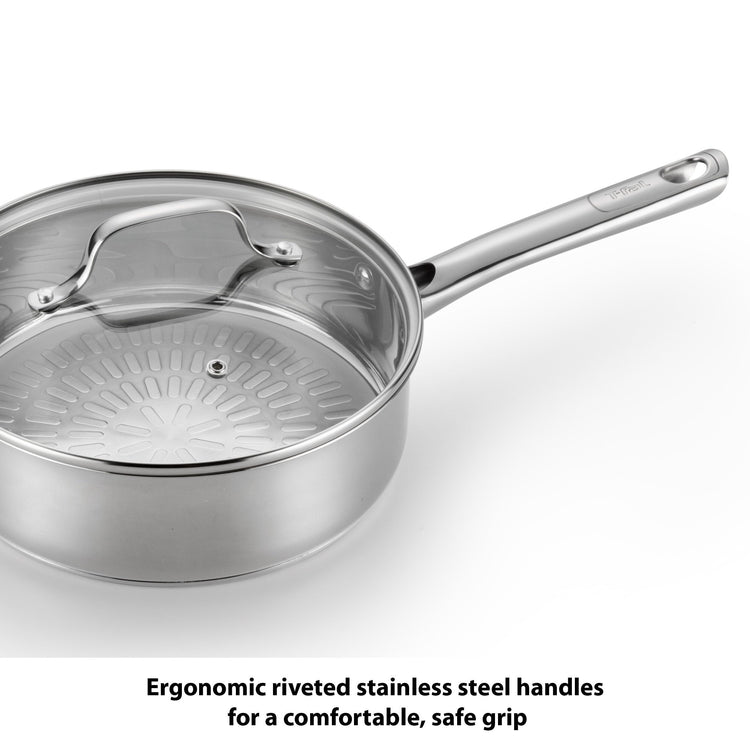 Performa Stainless Steel Cookware Set 12 Piece Induction Oven Broiler Safe 500F Pots and Pans