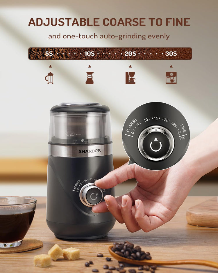 Adjustable Coffee Bean Grinder Electric