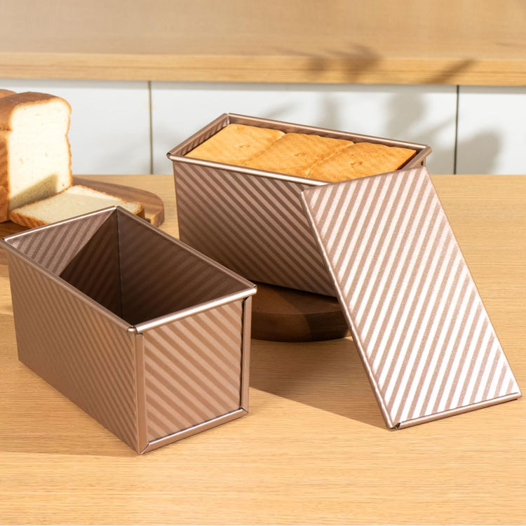 2 Pack Pullman Loaf Pan with Lid