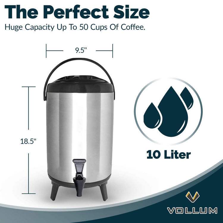 Stainless Steel Insulated Beverage Dispenser