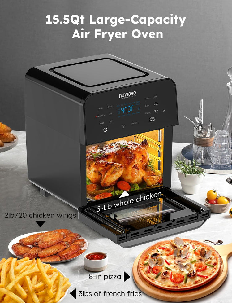 Brio 15.5Qt Air Fryer Rotisserie Oven