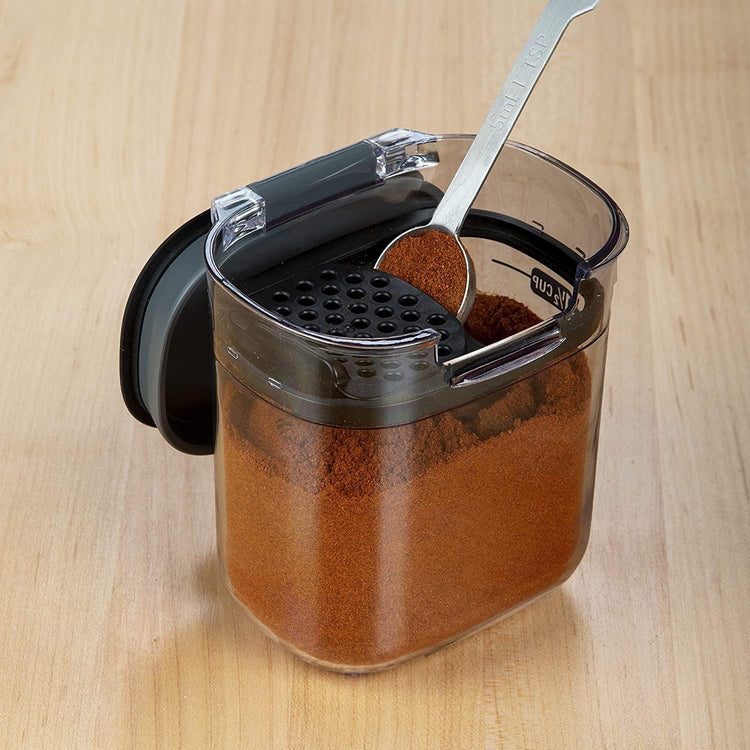 Progressive PKS-401 1.5 Cup Mini Prokeeper+ Airtight Silicone Seal Storage Container Great For Spices & Baking Acessories (6- Piece)