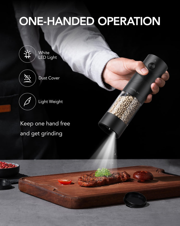Electric Salt & Pepper Grinder Set (2 Count)