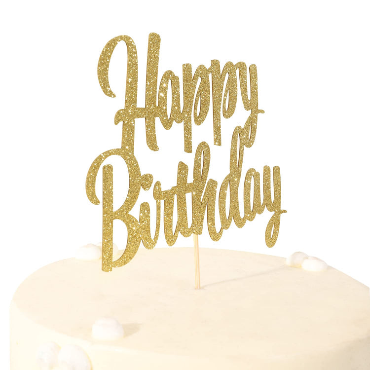 Happy Birthday cake topper