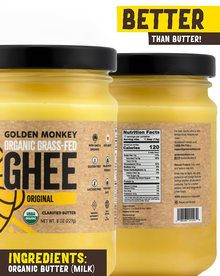 Organic Ghee Butter (8 Ounce)