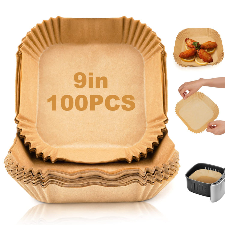 Disposable Air Fryer Paper Liners (100 Count)