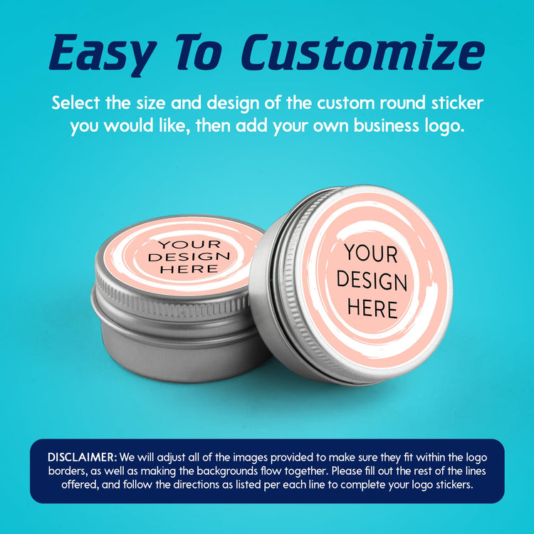100 Custom Vinyl Stickers (100 Count)