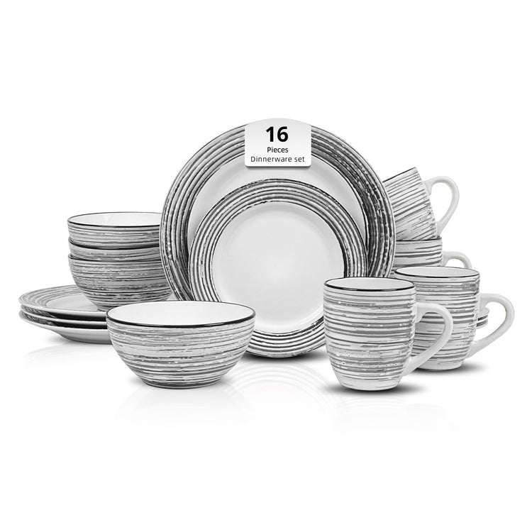 HomeVss 16 Piece Dinnerware Set
