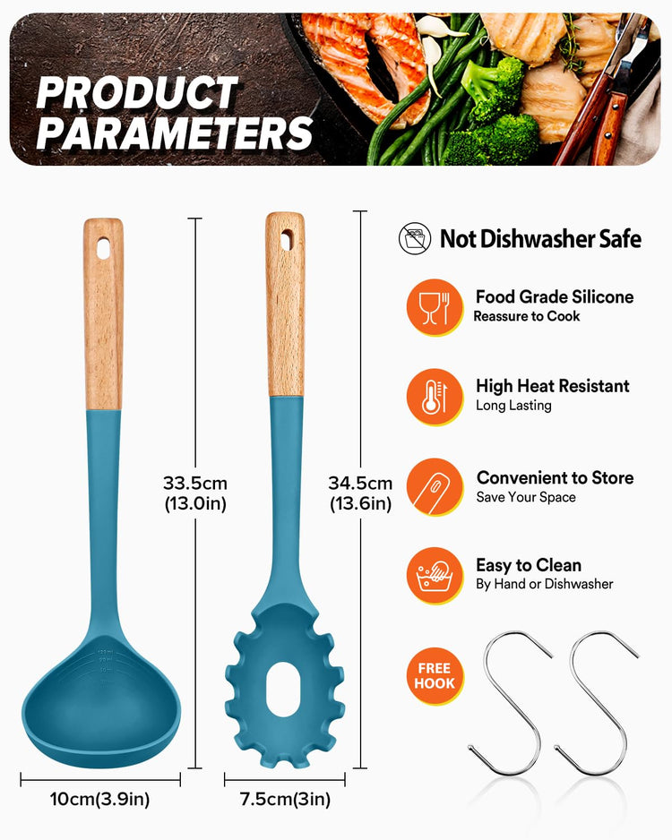 Kitchen Pasta Fork and Ladle Set (2 Count)
