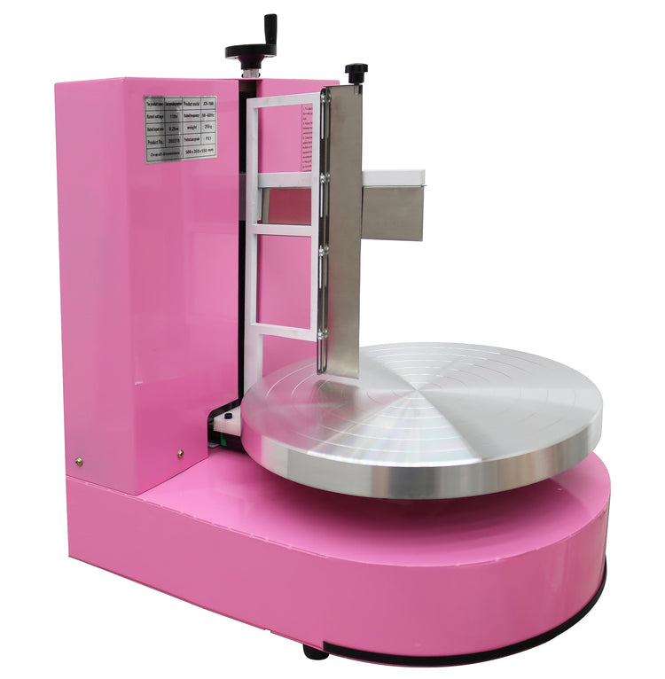 Cake Decorating Coating Machine Cream Spreading Automatic Frosting Turntable with Graduated Scraper 60
