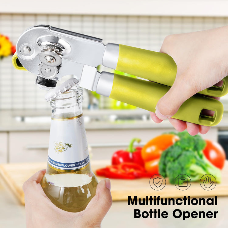 Heavy Duty Hand Can Opener Manual with Magnet