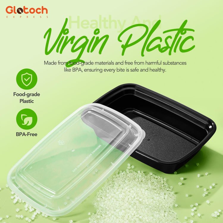 Glotoch 28oz Meal Prep Containers (10 Count)