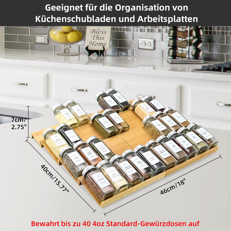 Spice Drawer Organzier