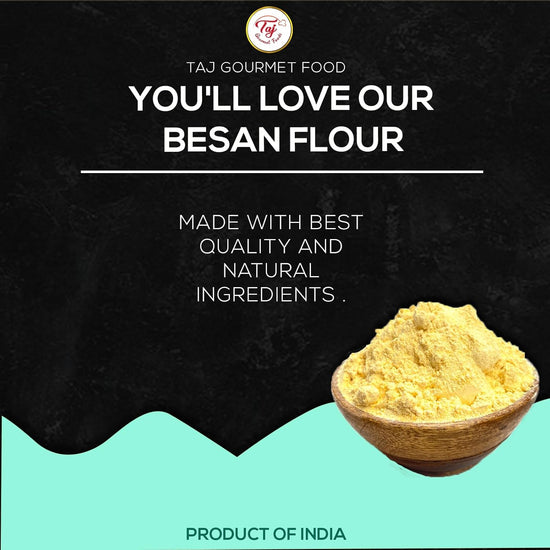 TAJ Besan Flour 2-Pounds | Chick Pea | Gram Flour | Finely Grounded - Nestoria