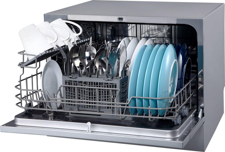 DWP63 21-5/8 Inch Wide 6 Place Setting Countertop Dishwasher - White