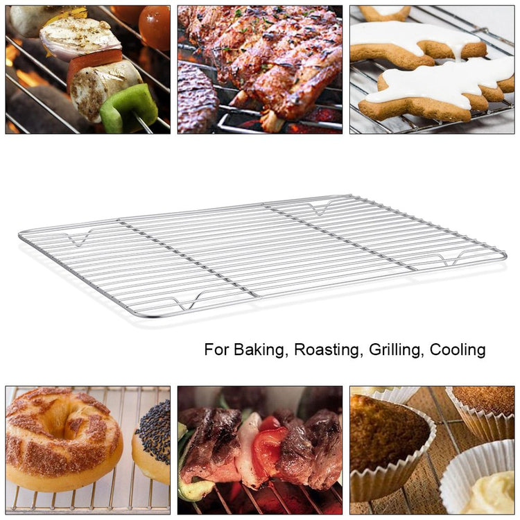 8.6" x 6.2" Cooling Baking Wire Racks Pack of 2 (2 Count)