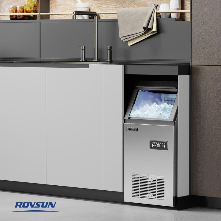 Stainless Steel Commercial Ice Maker Machine