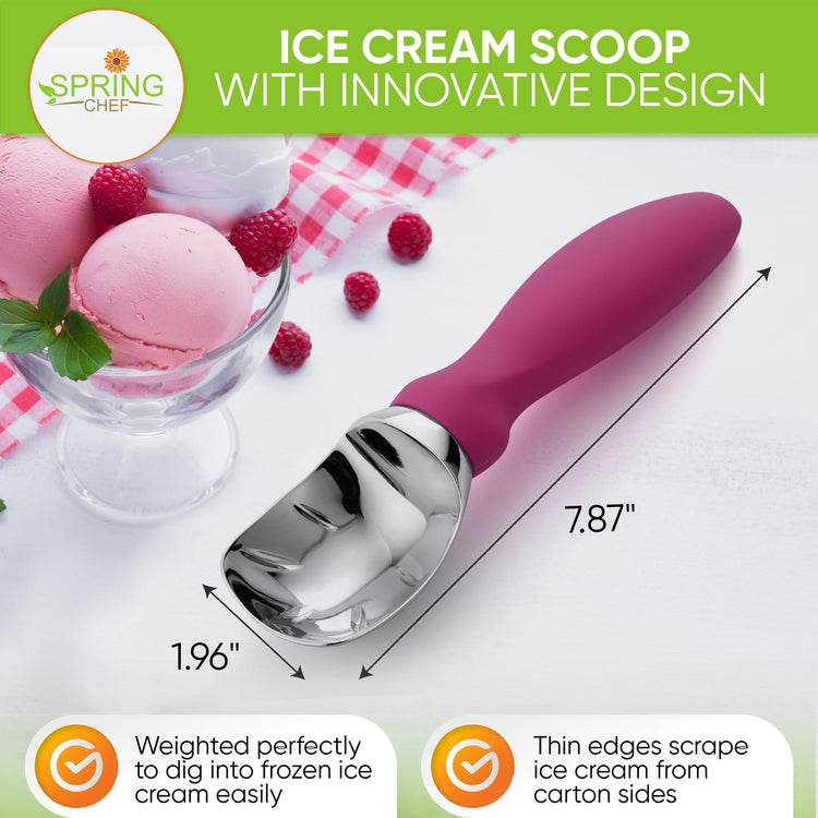 Heavy Duty Metal Ice Cream Scooper w