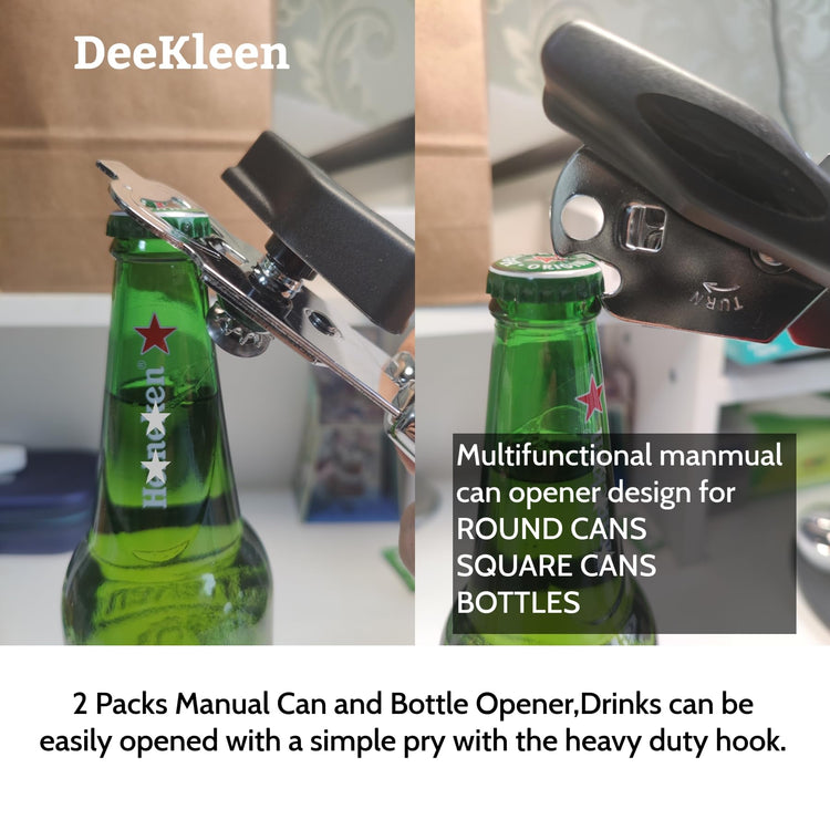 2 Pack Magnetic Manual Can Openers (2 Count)