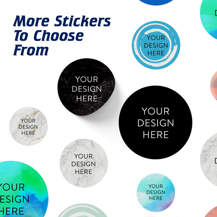 Custom Vinyl Stickers Your Image (100 Count)