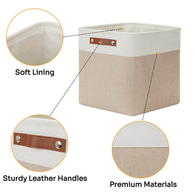 Fabric Storage Cubes (4 Count)