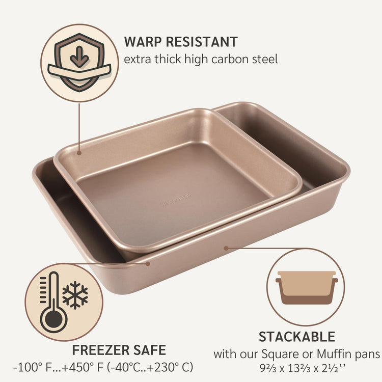 9 x 13 inch Cake Baking Pan Nonstick