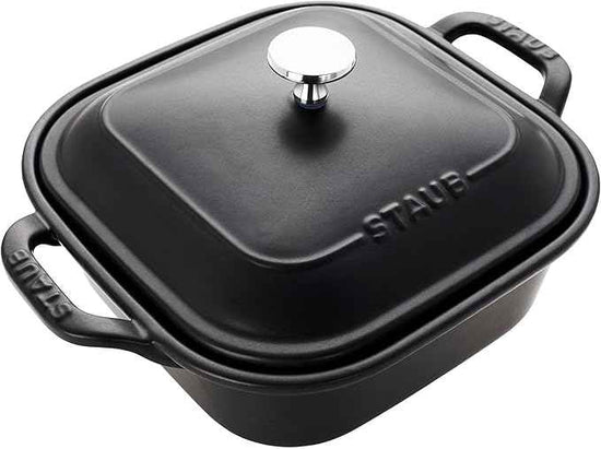 Staub Ceramic Stoneware 5-Pc Mixed Baking Dish Set – Matte Black