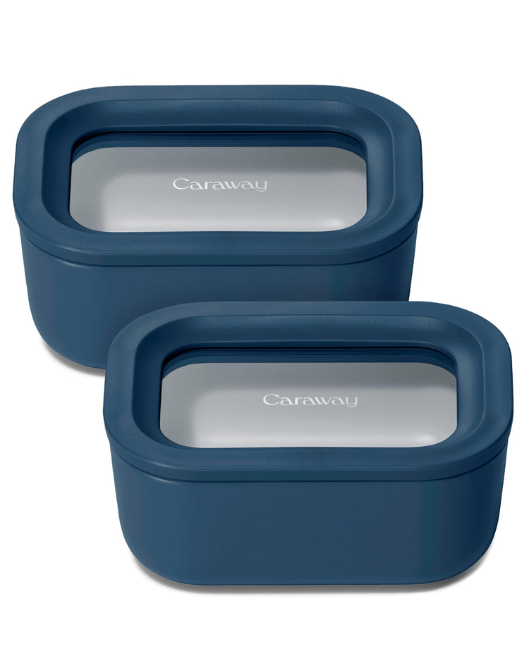2 Piece Glass Food Storage Container Set (2 Count)