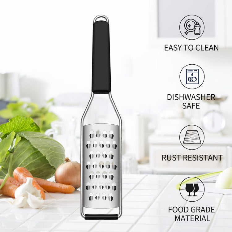 Cheese Grater Vegetable Shredder & Citrus Zester Lemon Zester for Parmesan Cheese