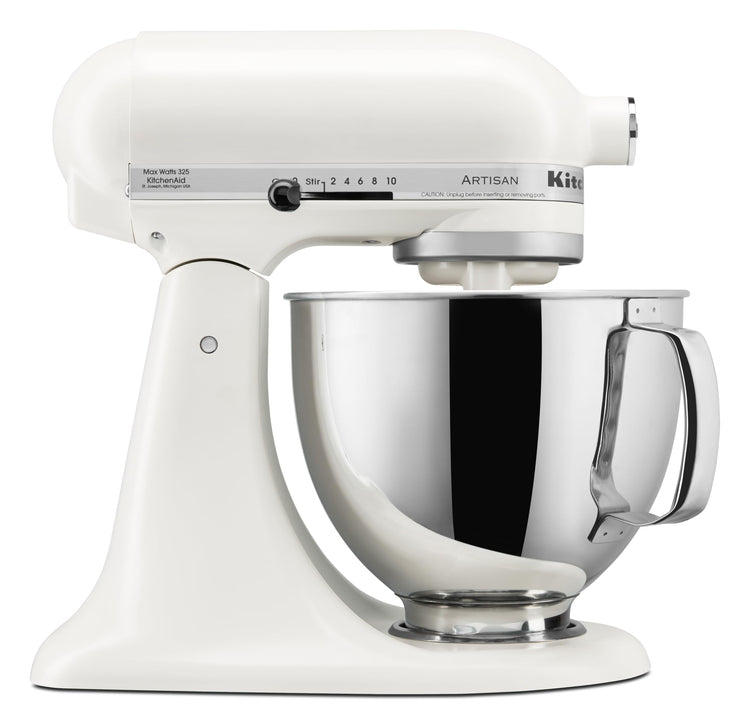 Artisan, 5-Qt Tilt Head Stand Mixer, KSM150PS, Porcelain White