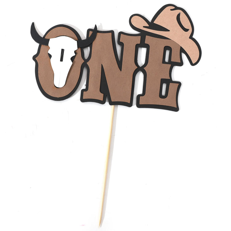 My First Rodeo Cake Topper