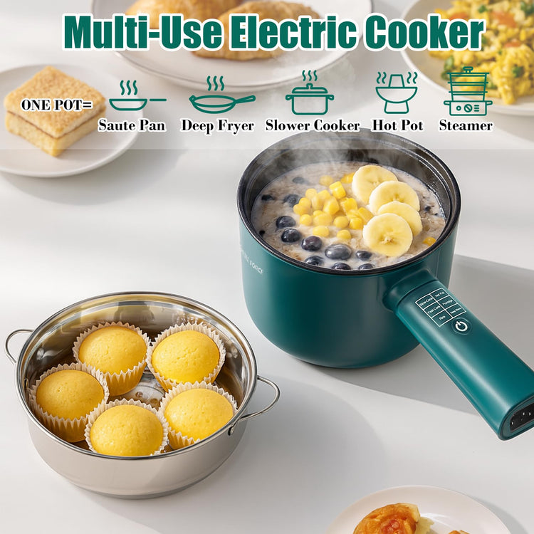 Hot Pot Electric with Steamer