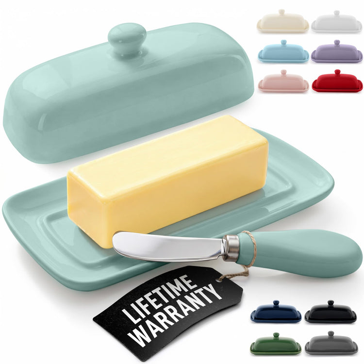 Zulay Butter Dish With Lid For Countertop