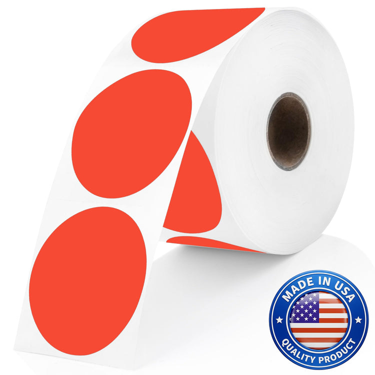 Red Thermal Labels (735 Count)