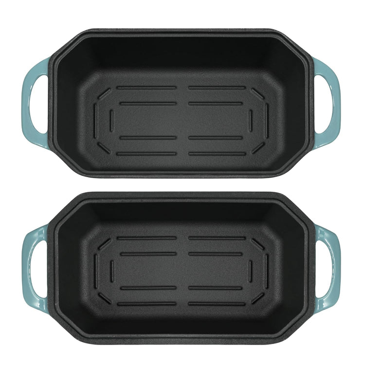 Bread Pan Cast Iron Loaf Pan with Lid Bread Loaf Pan 8.5x4.5 Inch Loaf Pan Enameled Cast Iron Sourdough Loaf Pan