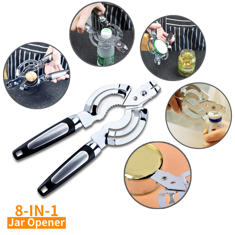 Jar Opener Adjustable Bottle Opener For Seniors with Arthritis