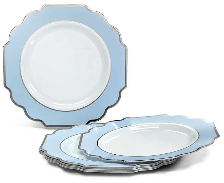 OCCASIONS Disposable Plastic Plates for 40 Guests (320 Count)