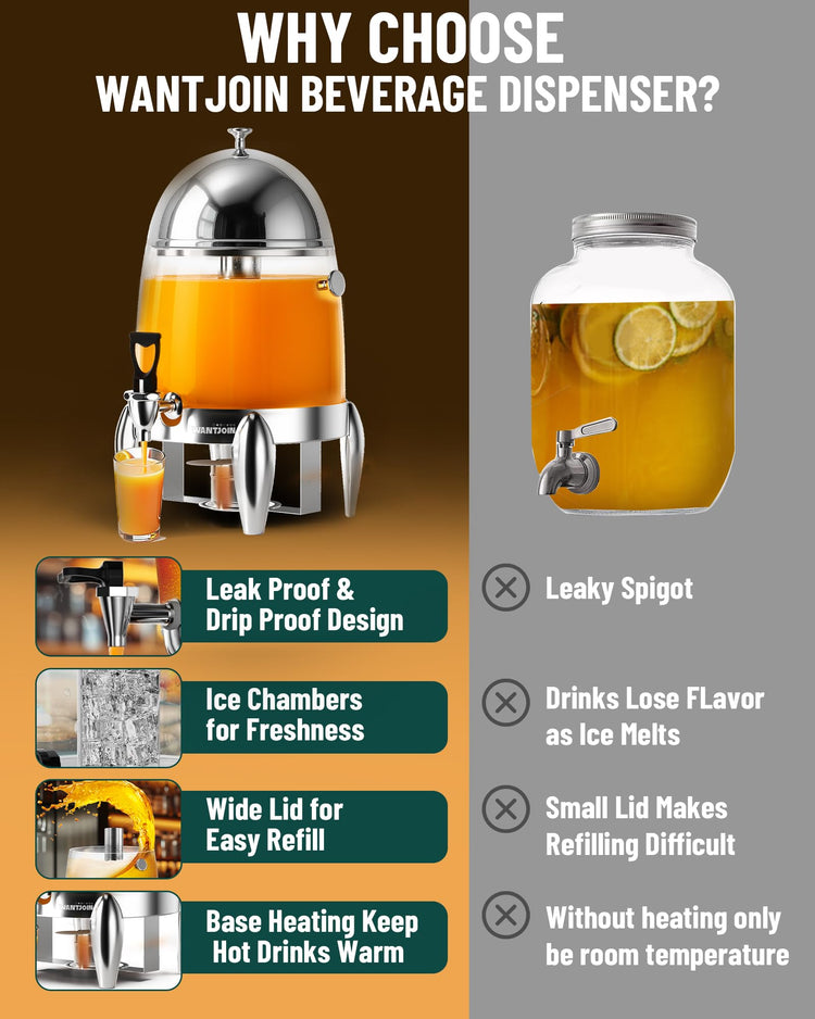 Beverage Dispenser With Stand