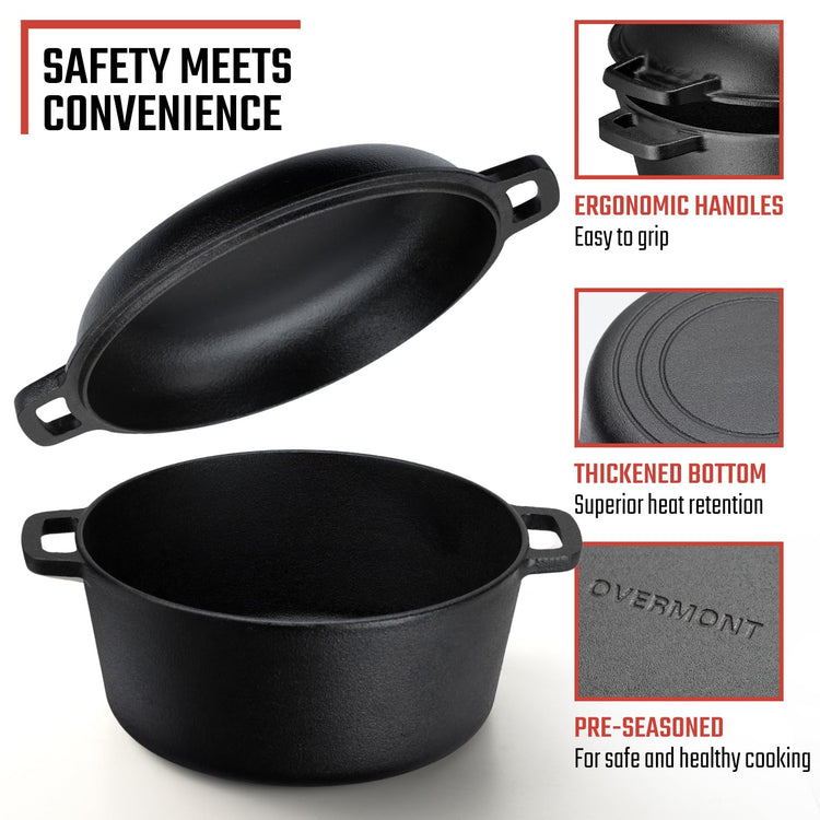 5QT Double Dutch Oven