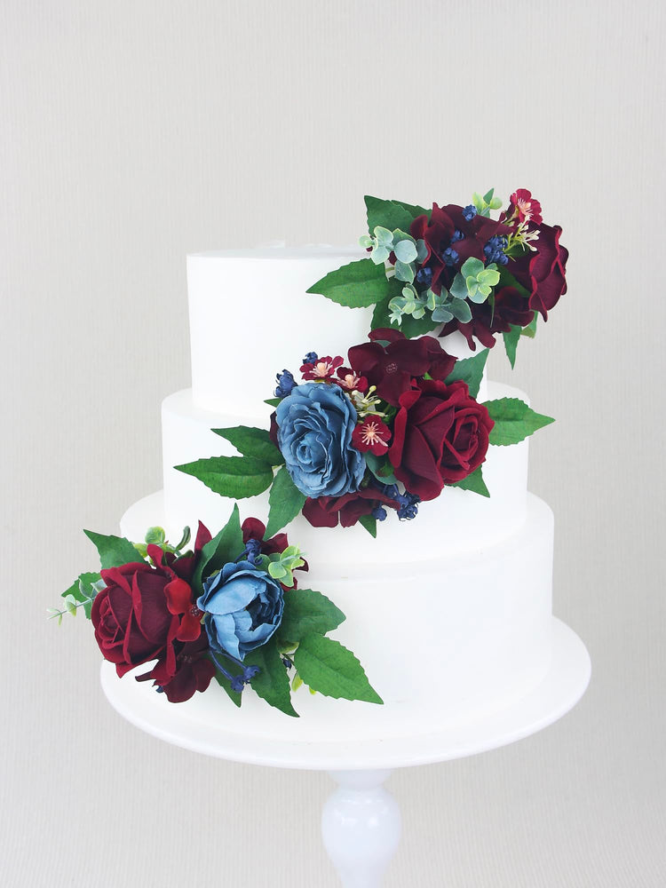 3Pcs Premade Cake Flowers (3 Count)