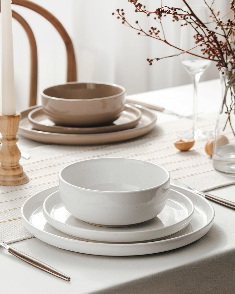 Milkyway 16 Piece Stoneware Plates and Bowls
