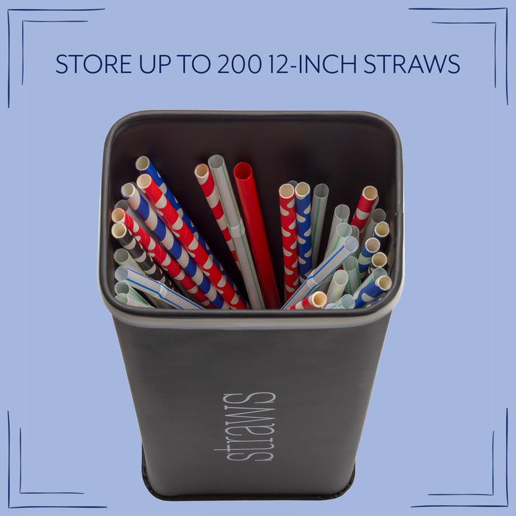 Farmhouse Enamelware Straw Holder