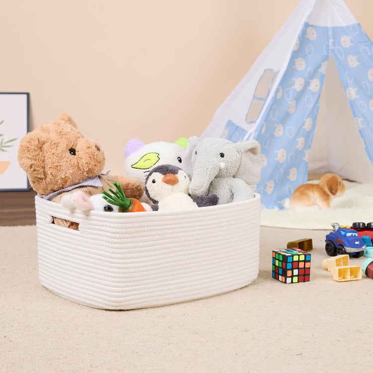 Large Storage Baskets for Shelves (2 Count)