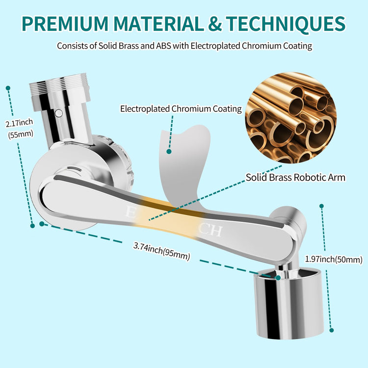1080° Rotating Faucet Extender with Filter Cotton