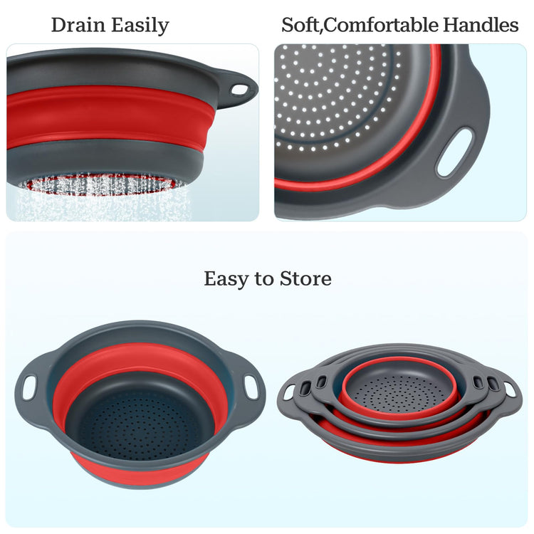 Collapsible Colander 3 (3 Count)
