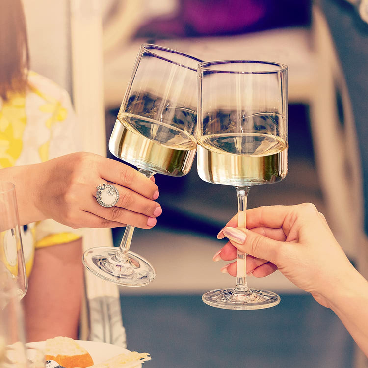 Square Wine Glasses Set of 6 (6 Count)