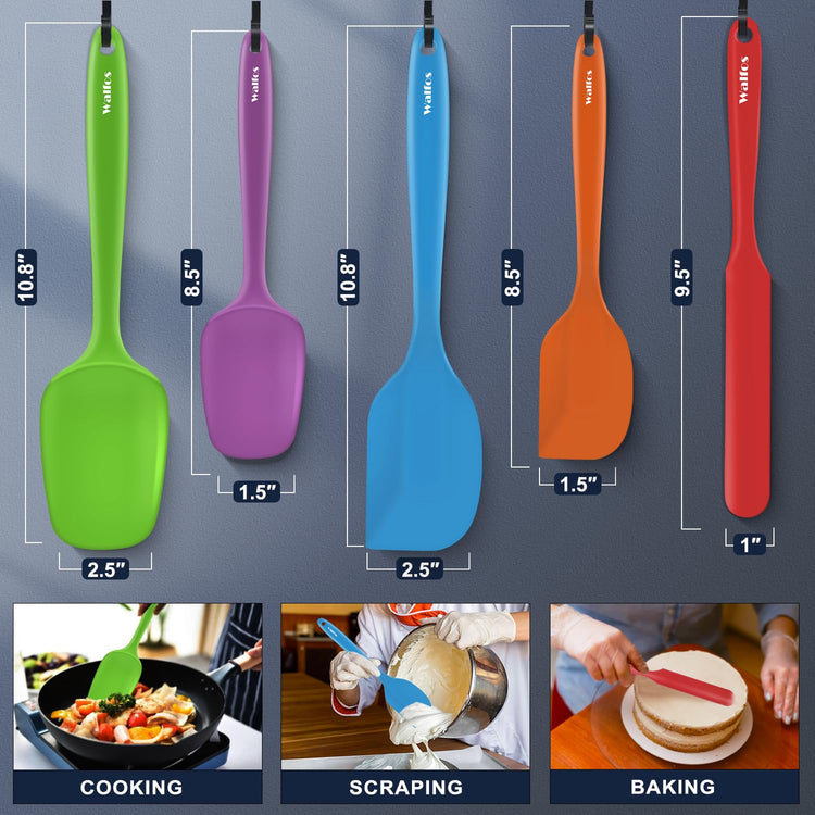 Silicone Spatula (5 Count)