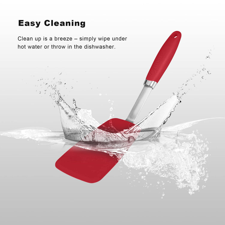5 Piece Silicone Spatulas Set with Tongs (5 Count)